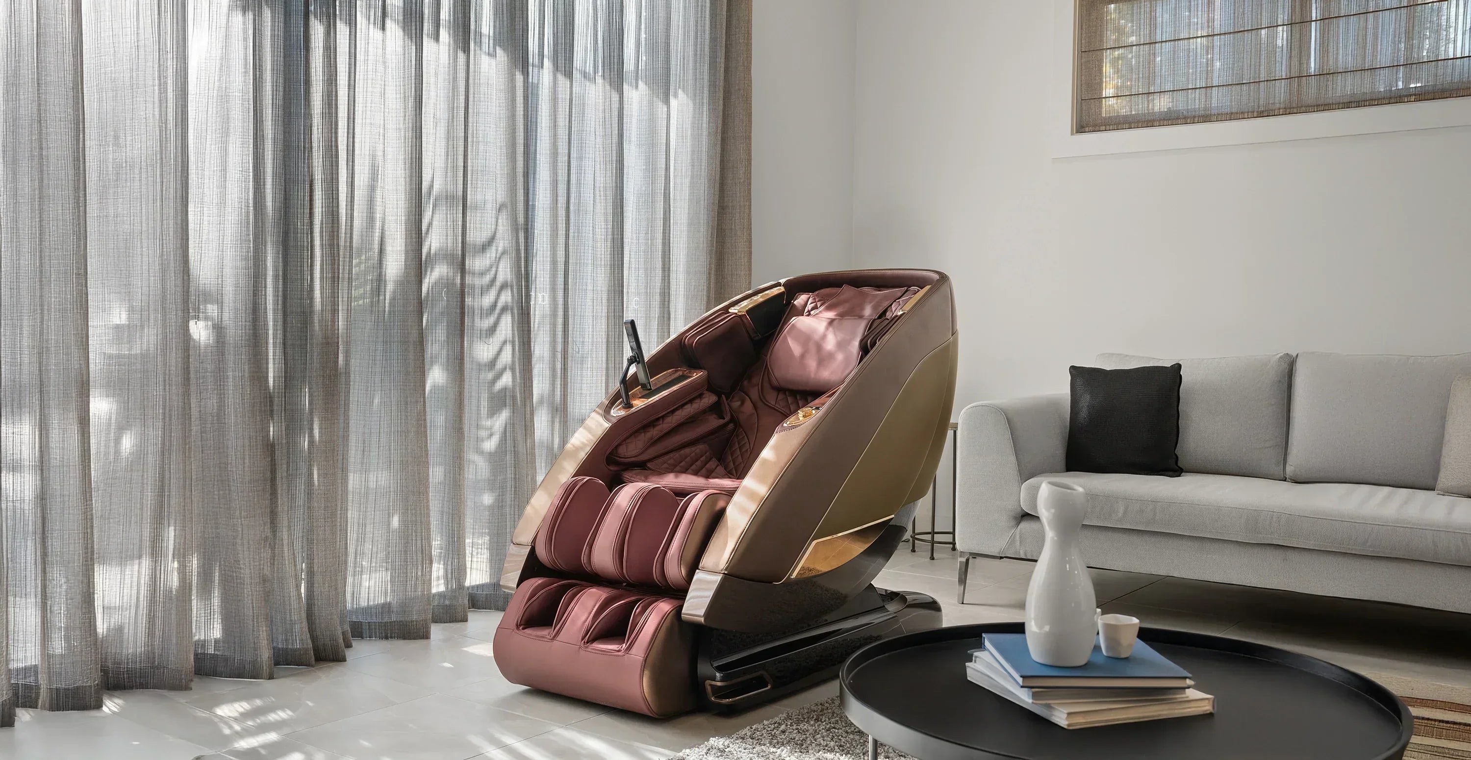 ផ្ទះប្រណីត និងកៅអីម៉ាស្សា៖ សមឥតខ្ចោះ